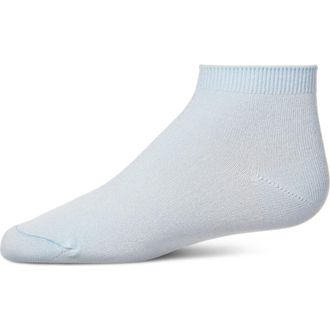 MeMoi Basic Silky-Soft Gauge Ankle Sock in Baby Blue at Nordstrom, Size 6-12M