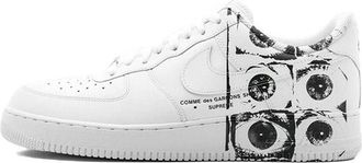 Nike x Supreme x COMME des GARCONS Air Force 1 Low Eyes 923044-100