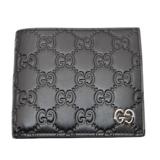 Gucci Pre-owned Vintage Bi-fold Portemonnee - Heren - Vintage Accessoires - Zwart - ONE Size - Leer - Vintage
