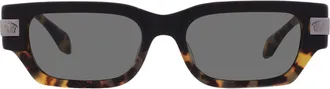 Versace Dark Grey Rectangular Mens Sunglasses VE4465F 545687 53