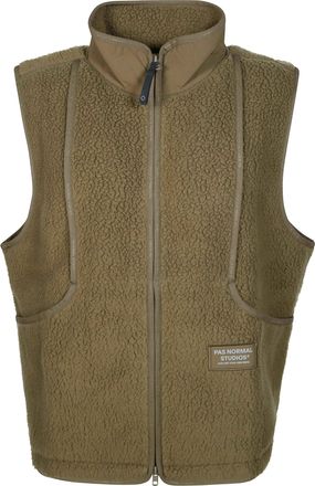 Pas Normal Studios Off-Race Pile High Collar Reinforced Fleece Vest