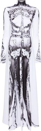 Jean Paul Gaultier Gaultier Paris maxi dress - women - Elastane/Polyester - M - White