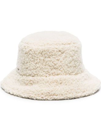 Isabel Marant Denji logo-embroidered bucket hat - White