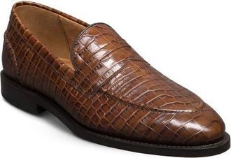 Allen Edmonds Randolph 2.0 Loafer in Chili Croco Leather at Nordstrom, Size 10.5