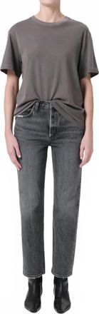 A Gold E Valen Mid-Rise Vintage Straight Jean In Spirit