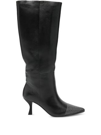 Marc Ellis 70mm studded pointed boots - Black