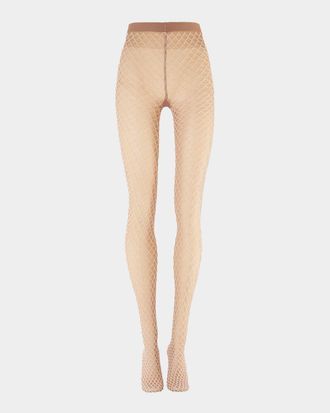 Wolford Velvet Scallop Net Tights