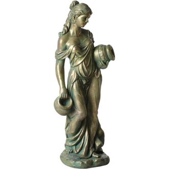 Beliani Garden Figurine TRYPOLIS Woman Green