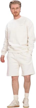 Rester&ouml;ds Drake Crew Back Print - Heren - Sweatshirts - Beige - XL - Katoen - Hoodies & sweatvesten