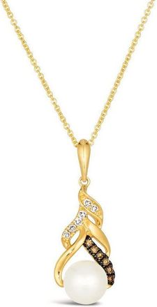 Le Vian Ladies Vanilla Pearls Necklaces set in 14K Honey Gold