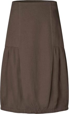 Masai Rokken, Dames, Bruin, 2Xl, Midi Rok