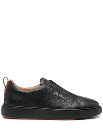 Santoni Sneakers in pelle - Nero