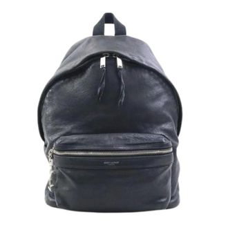 Saint Laurent Vintage, unisex, Zwart, ONE Size, Leer, Pre-owned Leren Rugzak