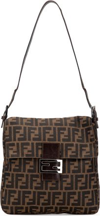 Fendi Baguette Ff Zucca Schoudertas