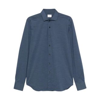 Xacus Active Shirt - Heren - Casual Overhemden - Blauw - M - Overhemden