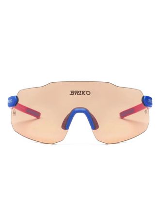 Briko Zonnebril met geometrisch montuur - Beige