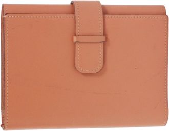Herm&egrave;s Beige Box Calf Leather Wallet (Bi-Fold) (Pre-Owned)