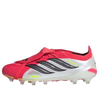 adidas Predator Elite Fold Over Tongue AG Lucid Red Cloud White JR5899