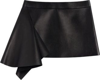 Givenchy Dames, Rokken, Zwart, Maat: XS Leer