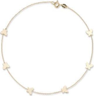 Ember Fine Jewelry Butterfly Charm Bracelet in Gold at Nordstrom Rack