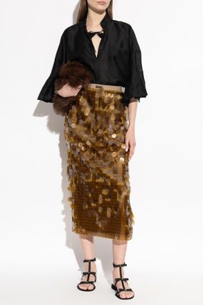 Munthe Skirt Bomi, Womens, Brown