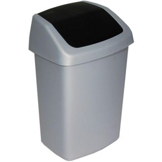 Curver Swing-Top 10 l plastica rettangolare antracite, argento - Curver