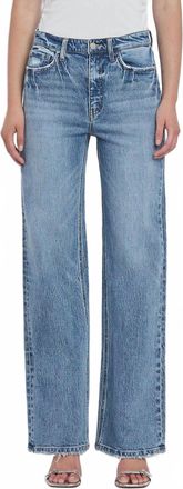 Flying Monkey 90s Super High Rise Wide Jeans In Leaping Water