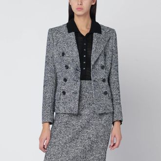 Dolce & Gabbana Single-breasted speckled wool-blend jacket