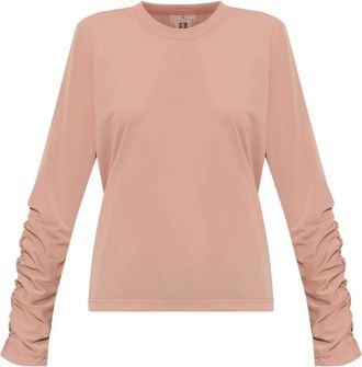 Comme Des Gar&ccedil;ons Lange Mouwen Top - Dames - Longsleeves - Roze - M - Polyester - Tops