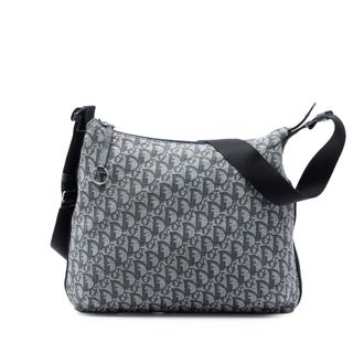 Dior Tweedekans Diorissimo Trotter Canvas Schoudertas