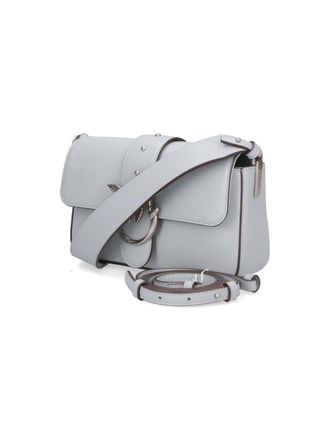 Pinko Womens Bags Grey Leather