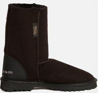 Celtic & Co. Aqualamb Regular Height Boots in Darkest Brown at Nordstrom, Size 10