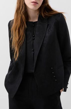 Scalpers Jac Asian Blazer in Black at Nordstrom, Size X-Large Eu