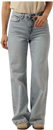 MY ESSENTIAL WARDROBE High Wide Y Skinny Jeans - Dames - Loose Fit Jeans - Blauw - W30 L34 - Katoen - Jeans