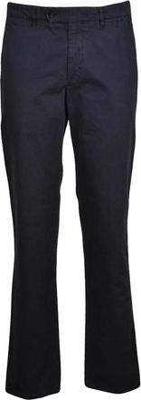 Aspesi Straight-Leg Cotton Trousers with Classic Waistband and Practical Pockets