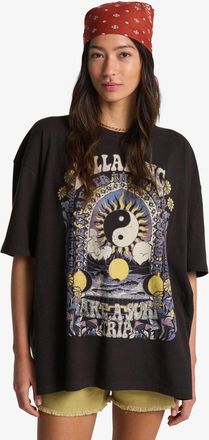 Billabong T-Shirt BILLABONG SURF TRIP, Damen, Gr. XL (42), off schwarz, Obermaterial: 100% Baumwolle, Shirts T-Shirt, sportlicher Stil, f&uuml;r Erwachsene, aus Baum