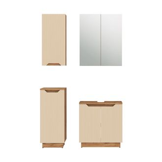 Vicco Conjunto De Muebles De Ba&ntilde;o Lotta, Cachemira, 4 Piezas, Vicco