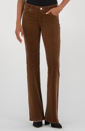 Kut from the Kloth Natalie Mid Rise Bootcut Corduroy Pants in Cognac at Nordstrom Rack, Size 18 (Similar To 14W)