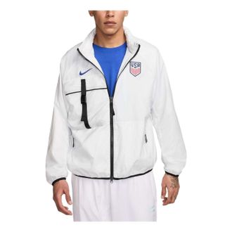 Nike USMNT Football Halo Jacket Summit White FZ8367-121