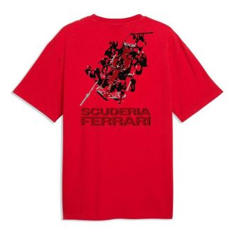 Puma x Scuderia Ferrari Graphic T-Shirt Rosso Corsa 637015-02