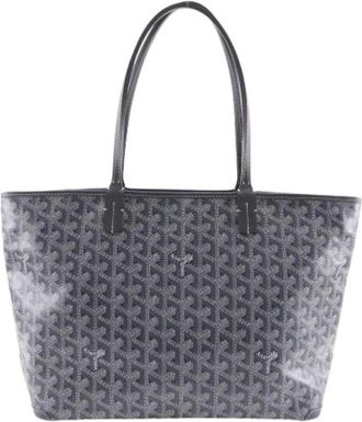 Goyard Vintage, unisex, Blauw, ONE Size, Leer, Pre-owned Tote Bag