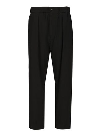 Giorgio Armani Single Pleat Trousers Elegant Trousers Nero-Uomo