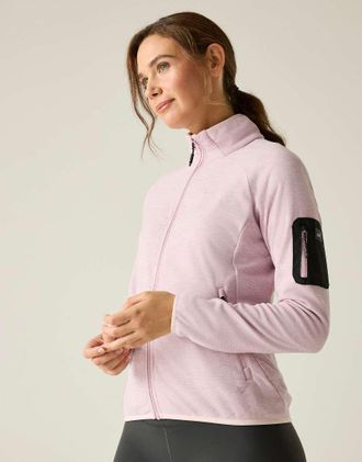 Regatta Rivendell - Pile lilla polvere con zip-Viola