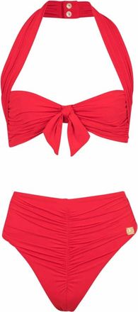 Balmain Mujer, Trajes de baño, Rojo, Talla: XS