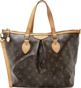 Louis Vuitton Brown Monogram Canvas Palermo Pm (Authentic Pre-Loved)
