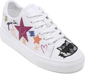 Karl Lagerfeld Cate Ikonic Sneaker in Bright White at Nordstrom Rack, Size 8.5