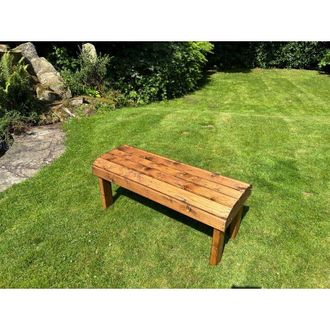 Charles Taylor Trading Charles Taylor Trading - Knights Double Form Garden Table - Timber - L16 x W40 x H17 cm