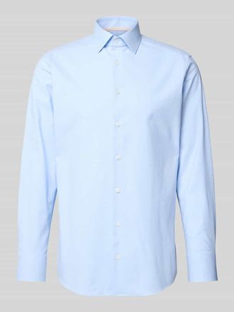 Olymp Regular Fit Business-Hemd mit Kentkragen in Marine, Gr&ouml;&szlig;e 39