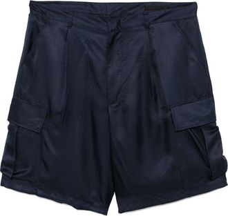 Prada Silk Cargo Shorts