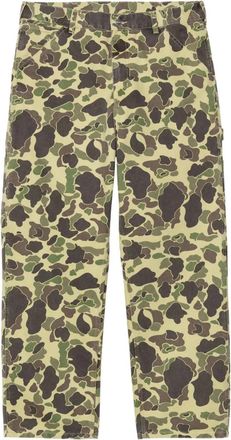 Carhartt Work in Progress Carhartt WIP Trousers Green - men - Organic Cotton - S - Yellow